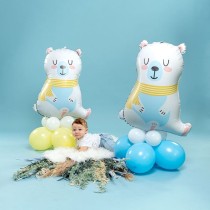 Palloncino in Foil 34" Super Shape Orso Polare "Polar Bear" Animali Grabo