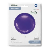Palloncino in Foil 18" Tondo Viola "Royal Purple" Tondi Regular 18"