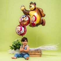Palloncino in Foil 18" Masha & Orso Personaggi Grabo