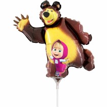 Palloncino in Foil 14" Mini Shape Masha e Orso Personaggi Grabo