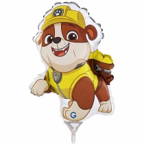 Palloncino in Foil 14" Mini Shape Paw Patrol "Rubble" Personaggi Grabo
