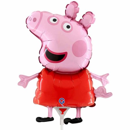 Palloncino in Foil 14" Mini Shape Peppa Pig Personaggi Grabo