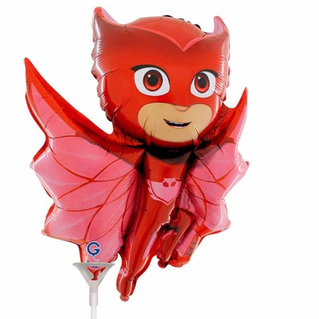 Palloncino in Foil 14" Mini Shape PJ Masks "Gufetta" Personaggi Grabo