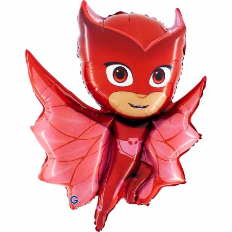 Palloncino in Foil 37" Super Shape Super Pigiamini "Gufetta" Personaggi Grabo