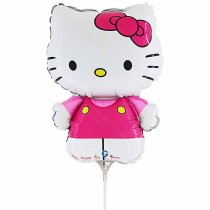 Palloncino in Foil 14" Mini Shape Hello Kitty Fucsia Personaggi Grabo
