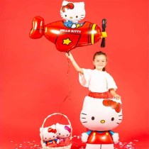Palloncino in Foil 37" Super Shape Hello Kitty "Airplane Red" Personaggi Grabo