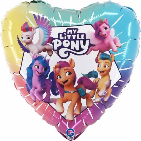 Palloncino in Foil 18" Cuore My Little Pony Personaggi Grabo