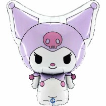 Palloncino in Foil 24" Super Shape Kuromi Lilla Personaggi Grabo