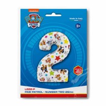 Palloncino in Foil 26" Numero 2 Paw Patrol Personaggi Grabo