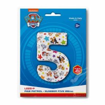 Palloncino in Foil 26" Numero 5 Paw Patrol Personaggi Grabo