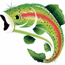 Palloncino in Foil 29" Super Shape Pesce "Rainbow Trout" Pesci e Mare Grabo