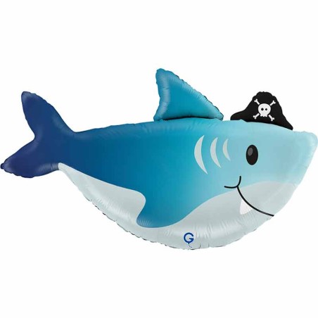 Palloncino in Foil 32" Super Shape Squalo "Shark" Pesci e Mare Grabo