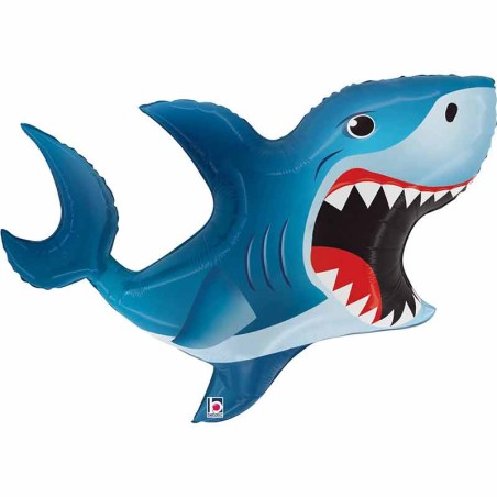 Palloncino in Foil 39" Super Shape Squalo "Shark" Pesci e Mare Grabo