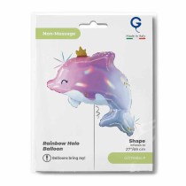 Palloncino in Foil 32" Super Shape Delfino "Glowy Dolphin" Pesci e Mare Grabo