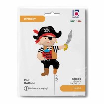 Palloncino in Foil 44" Super Shape Happy Birthday Pirata "Pirate" Pesci e Mare Grabo