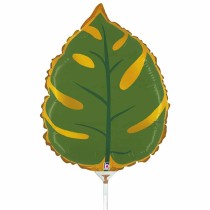 Palloncino in Foil 14" Mini Shape Foglia Tropicale "Tropical Leaf" Natura Grabo