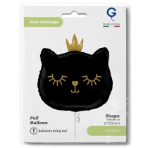 Palloncino in Foil 26" Super Shape Principessa Gatto Nero Animali Grabo