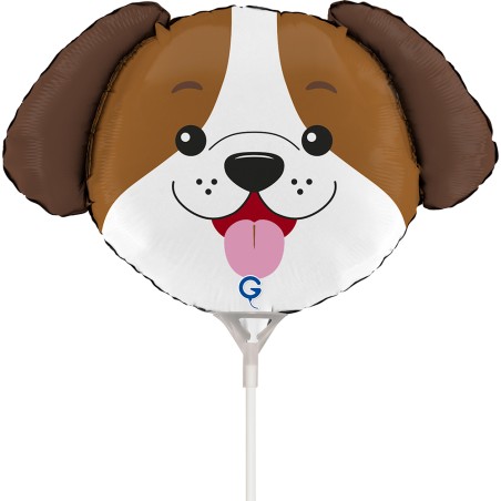 Palloncino in Foil 14" Mini Shape Cane "Head Dog" Animali Grabo