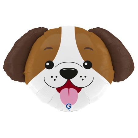 Palloncino in Foil 33" Super Shape Cane "Dog Head" Animali Grabo
