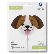 Palloncino in Foil 33" Super Shape Cane "Dog Head" Animali Grabo