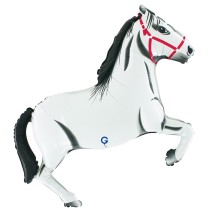 Palloncino in Foil 42" Super Shape Cavallo Bianco Animali (Fattoria e Domestici)