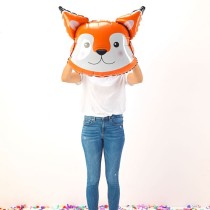 Palloncino in Foil 30" Super Shape Volpe "Fox Head" Animali Grabo