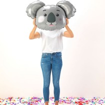 Palloncino in Foil 37" Super Shape Koala "Koala Head" Animali Grabo
