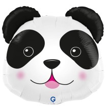 Palloncino in Foil 29" Super Shape Panda "Panda Head" Animali Grabo