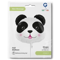 Palloncino in Foil 29" Super Shape Panda "Panda Head" Animali Grabo