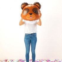 Palloncino in Foil 29" Super Shape Orso "Bear Head" Animali Grabo