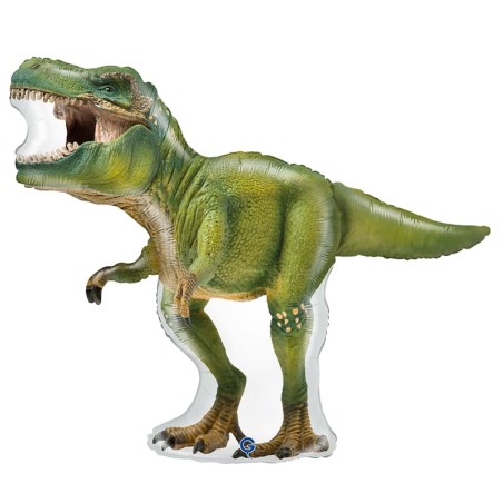 Palloncino in Foil 42" Super Shape T-Rex "Real Dinosaur" Animali Grabo