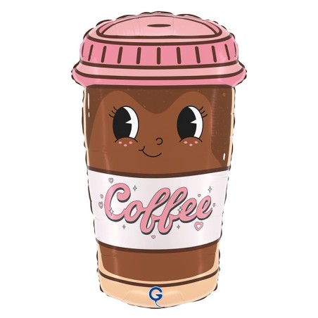 Palloncino in Foil 28" Super Shape Caffè "Coffee To Go Cup" Generici Grabo