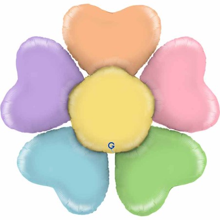 Palloncino in Foil 42" Super Shape Fiore "Colorful Daisy" Natura Grabo