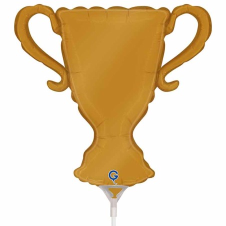 Palloncino in Foil 14" Mini Shape Trofeo "Golden Cup" Sport e Veicoli Grabo