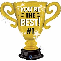 Palloncino in Foil 33" Super Shape Trofeo "You're the Best" Sport e Veicoli Grabo