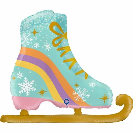 Palloncino in Foil 35" Super Shape Pattino da Ghiaccio "Ice Skate" Sport e Veicoli Grabo