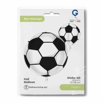 Palloncino in Foil 15" Sfera Pallone da Calcio 4D "Globe Soccer Ball" Sfere Fantasia "Globe"