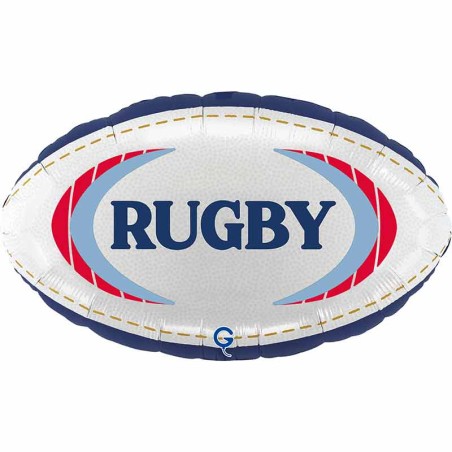 Palloncino in Foil 24" Junior Shape Palla da Rugby "Rugby Ball" Sport e Veicoli Grabo