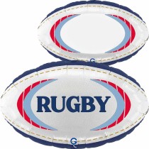 Palloncino in Foil 24" Junior Shape Palla da Rugby "Rugby Ball" Sport e Veicoli Grabo