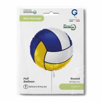 Palloncino in Foil 18" Pallone da Pallavolo Blu e Giallo "Volleyball" Sport e Veicoli Grabo