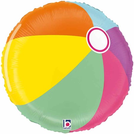 Palloncino in Foil 18" Palla da Spiaggia "Summer Beach Ball" Generici Grabo