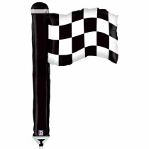 Palloncino in Foil 14" Mini Shape Bandierina "Checkered Flag" Sport e Veicoli Grabo