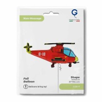 Palloncino in Foil 40" Super Shape Elicottero "Helicopter Red" Sport e Veicoli Grabo