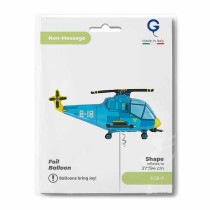 Palloncino in Foil 40" Super Shape Elicottero "Helicopter Blue" Sport e Veicoli Grabo
