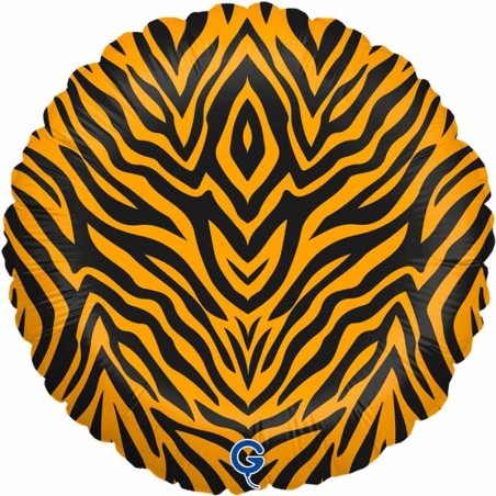 Palloncino in Foil 18" Tigre "Tiger Striped" Generici Grabo