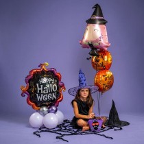 Palloncino in Foil 39" Super Shape Strega "Lovable Witch" Halloween Grabo