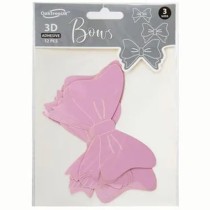 Fiocchi di Carta sagomati e adesivi 3D Lilla Pastello 12pz Decorazioni Oaktree