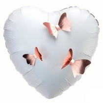 Fiocchi di Carta sagomati e adesivi 3D Rose Gold Metallizzato 12pz Decorazioni Oaktree