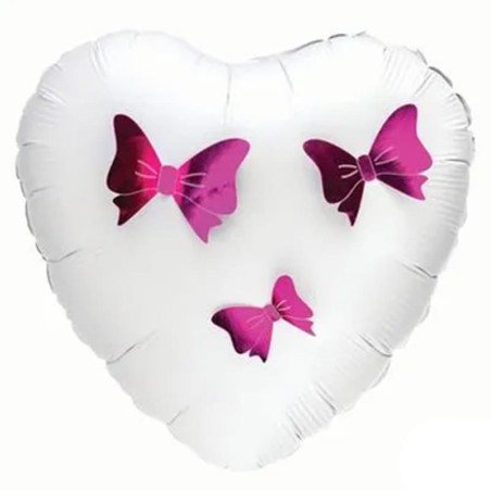 Fiocchi di Carta sagomati e adesivi 3D Fucsia Metallizzato 12pz Decorazioni Oaktree
