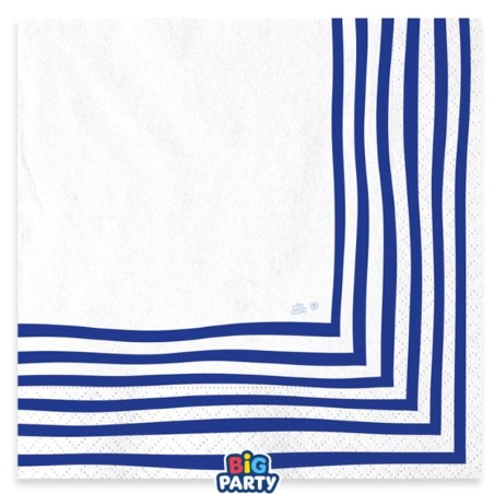 Tovagliolo di Carta 33x33cm con decoro Santorini 16pz